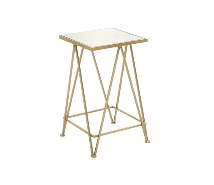 Gold Square Side Table